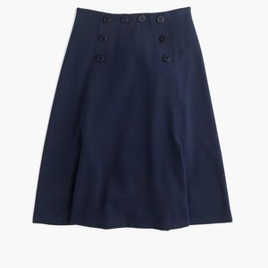 J. Crew Sailor Skirt in Ponte